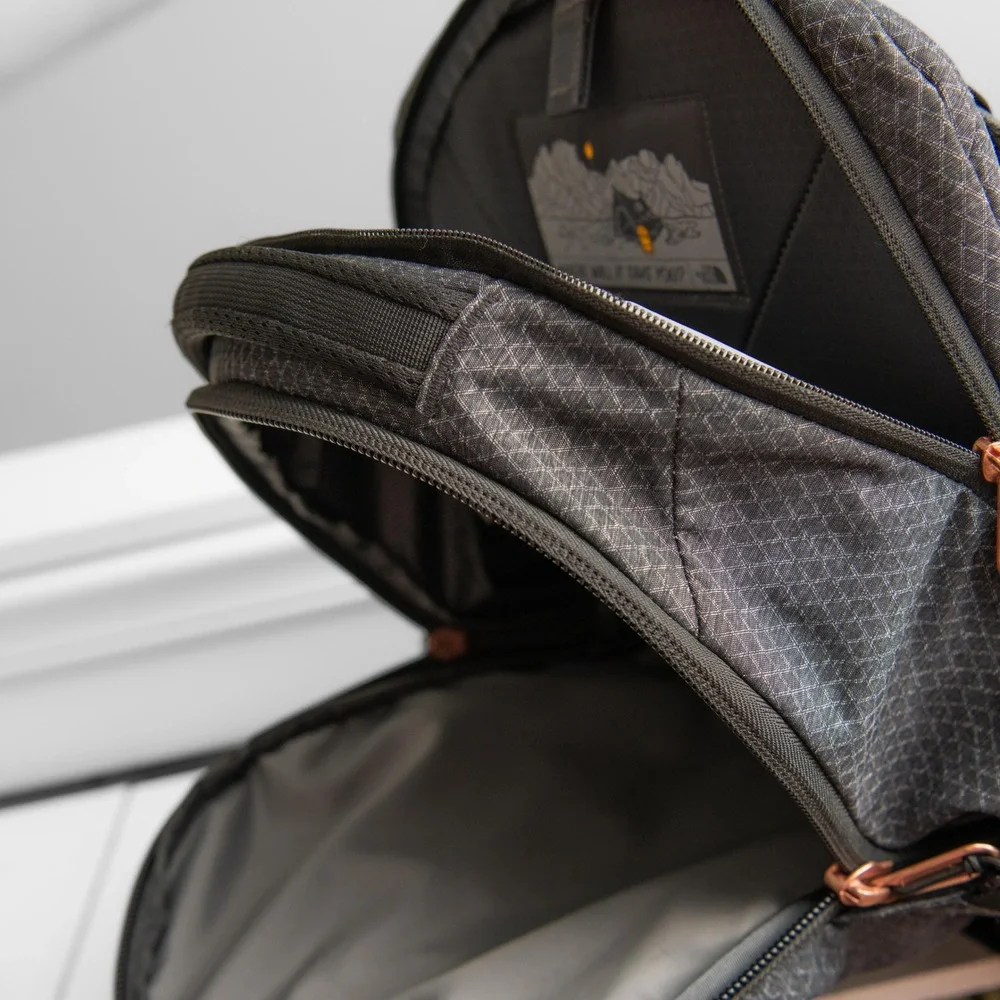 The North Face Borealis Backpack Black Grey FlexVent Padded Laptop Bag GorpCore